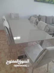  1 Dinning Table Along with 6 chairs