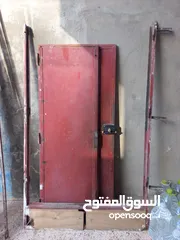  2 باب منزل حديد ربي يبارك متين بالقفل متاعه ومفاتيحه