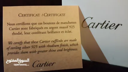  6 Cartier Cufflinks