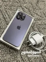  2 iPhone 14 Pro Max  256g بطارية 87  مش مفتوح ولا مصلح  موجود بالخليل