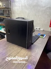  6 PC HP Core i7-4456 كامل مكمل مع شاشة و كيبورد و ماوس ويرليس جداد