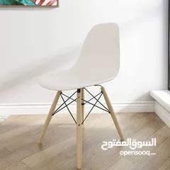  1 كرسي مكتبي ابيض