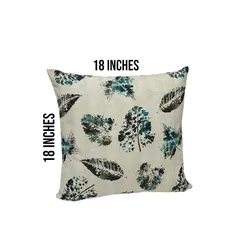  5 Green Tropical Theme Single Cushion Cover 18 By 18 Inch