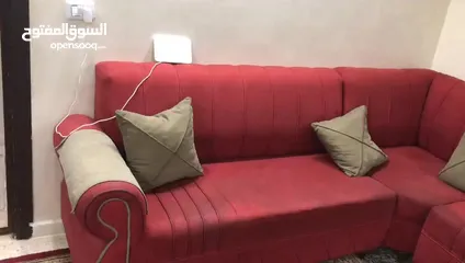  3 طقم مجلس  حرف U في حالة  حيدة