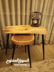  16 مشغولات خشبية يدوية (ترابيزات..تيبل لامب).... hand made