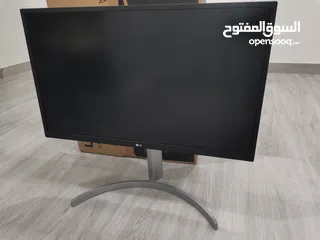  1 شاشة LG 4k 27 مع الضمان