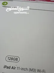  1 آيباد إير 6 11 إنش جديد بسعة 128 جيجابايت من أبل جديد غير مستخدم
