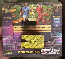  5 PANINI FIFA 365 ADRENALYN XLTM 2025  ( 2025 XL فيفا 365 أدرينالين ‎بانيني)