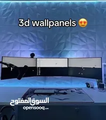  2 3d wall panel - لوح ثلاثيه الأبعاد مقاس نص متر عاليه الجوده