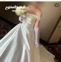  3 بدلة عرس  مستعمله مره واحده