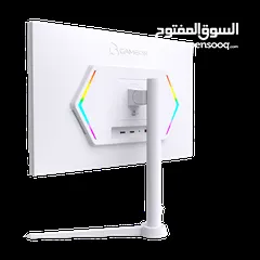  4 GAMEON GOA24FHD190IPS Artic Pro Series 24" شاشة جيم اون لون ابيض بجنن وصورة احلى