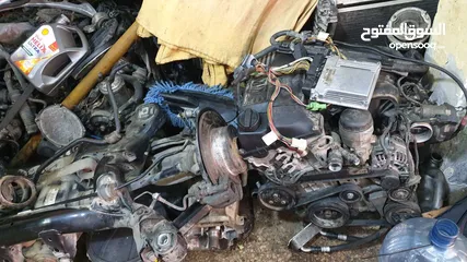  5 سيستم E90 316  كامل + عفشه كامله خلفي + كردان كامل + مساعدين امامي