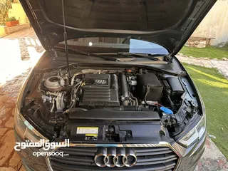  24 بسعر مغري Audi A3 2018  من و بحالة الوكالة(نقل). اقتصادية بتمشي من 300 كم إلى 360كم بالتنكة