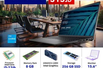  1 لاب توب اي فايف ديل جيل 12 CPU COR I5 121500 LAPTOP I5 DELL مع هدايا مميزة
