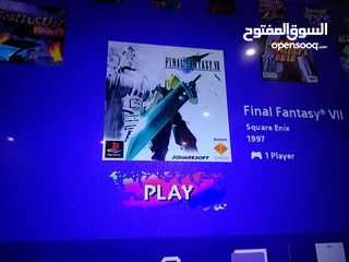  13 سوني بلاستيشن 1 معه 20 لعبه عرض 15 ريال فقط Sony playstation 1 20 games discount 15 rials only