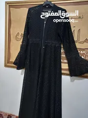  6 عبايه قطعتين جلبابين وعبايه تطريز للبيع مع ثوب وطاقيه تخريج جديد