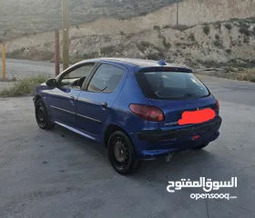  4 بيجو 206 ..2006 ..جير عادي ..بنزين  ماتور 1400