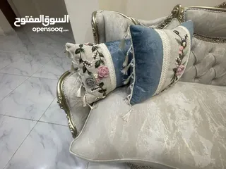  4 صالون خشب زان احمر