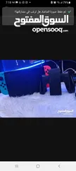  1 NINTENDOSWITCH OLED  للبدل فقط مع جميع ملحقاته ومع حساب فيه العاب
