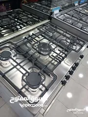  3 عرض نااار على فرن فريش ماتركس 90 سم ستيل فل سيفتي كامل مع مروحه تبريد وتوزيع حراره
