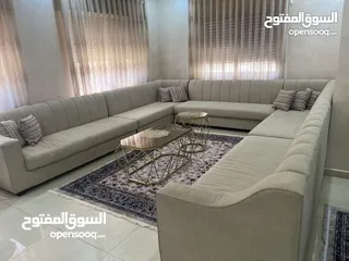  5 كورنر كبير يتسع ل 16 شخص تفصيل دانلوب مريح شبه جديد ولا نقره للبيع في قرية النخيل