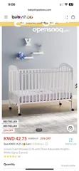  6 Baby Crib - Juniors Capri Model and canopy