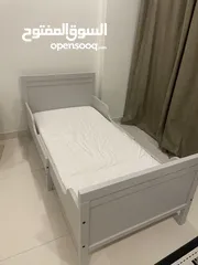  2 Baby bed with mattress and mattress cover