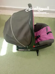  3 Graco Baby Car Seat كارسيت كراكو مقعد سيارة و كوت متنقل