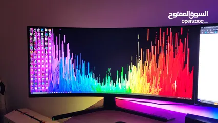  1 xiaomi mi Curved 34 inch VA panel  ultrawide curved monitor 144hz