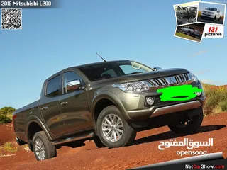  4 بك اب ميتسوبيشي L200 ولا غلطه استعمال اسبوع بالسنه ، مالك السياره يعمل خارج البلاد ياتي كل سنه فقط