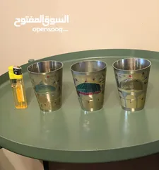  9 مزهريات وكاسات المدينة المنورة ايام الزمن الجميل. الاسعار والتفاصيل في الوصف.
