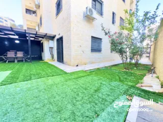  3 شقة مفروشة مع حديقة ومدخل خاص خلف الانجيلية