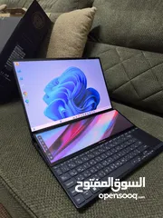  1 Asus Zenbook Pro Duo 14 i7-12700H RTX3050TI شاشة اوليد بسعر مغري فقط