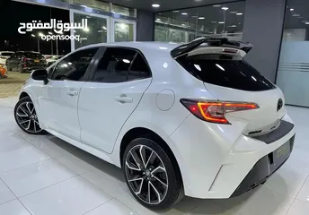  4 كورولا هاتشباك 2021 corolla Hachback ممشى فقط 51 الف بحادث بسيط وبدون خروج الايرباق