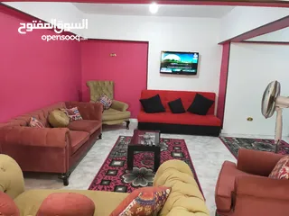 1 شقة مفروشة للايجار بجوار شارع العريش بين فيصل والهرم