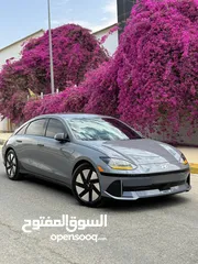  2 هونداي ايونيك 6 اسمنتي2023 بحاله الوكاله جمرك جديد