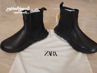 11 ZARA BLACK ANKLE BOOTS 2024 NEW.
