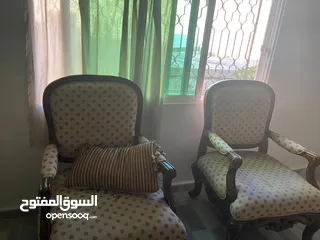  1 طقم كنب خشب زان للبيع