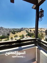  2 شقة فخمة طابقية 300 م  مفروشه للايجار في عبدون مطله على تاج مول