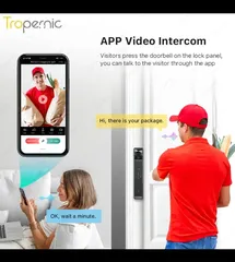  2 يد باب سمارت دور لوك  smart door lock
