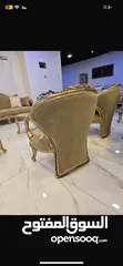  6 طقم نيو كلاسيك مودرن 9 مقاعد خشب زان فخم. كثيييييير ومرتب جديد وعرض ناااار 699 دينار فقط