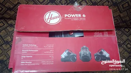  1 Hoover Power 6 vaccum cleaner