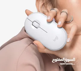  5 لوحة مفاتيح و ماوس لاسلكيان Logitech MK470 SLIM  من لوجيتك جديده  بسعر حرق