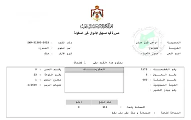  9 للبيع ارض 526 متر المدوره  طبربور مقابل صالات ليالي الشرق منطقه فلل وقصور