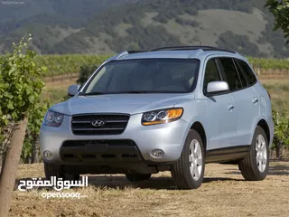  3 هونداي سنتافي 2008 نظيفة جداا