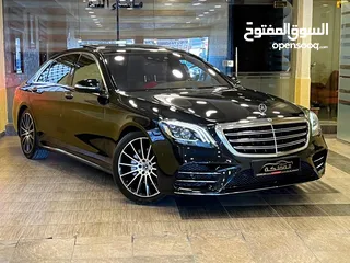  4 Mercedes Benz S320 2019 AMG Kit  قاطعة : 49000 km