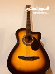  1 جيتار خشبي اصلي JIXING  Acoustic Guitar Linden Wood