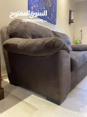  13 Nabuk Fabric Sofa Set (3 piece)