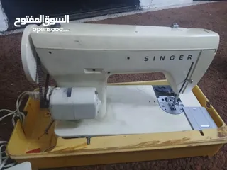  1 ماكينة خياطة سنجر منزلي