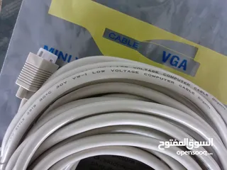  2 كابل داتا VGA Cable 20m High Quality